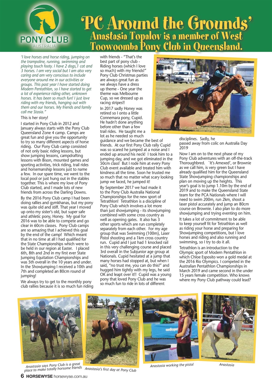 HorseWyse Magazine Preview Pages