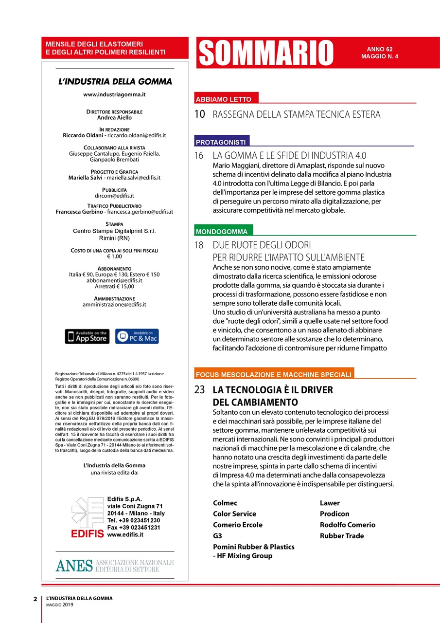 L’industria della Gomma Preview Pages