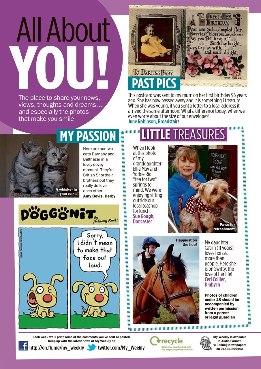 My Weekly Preview Pages