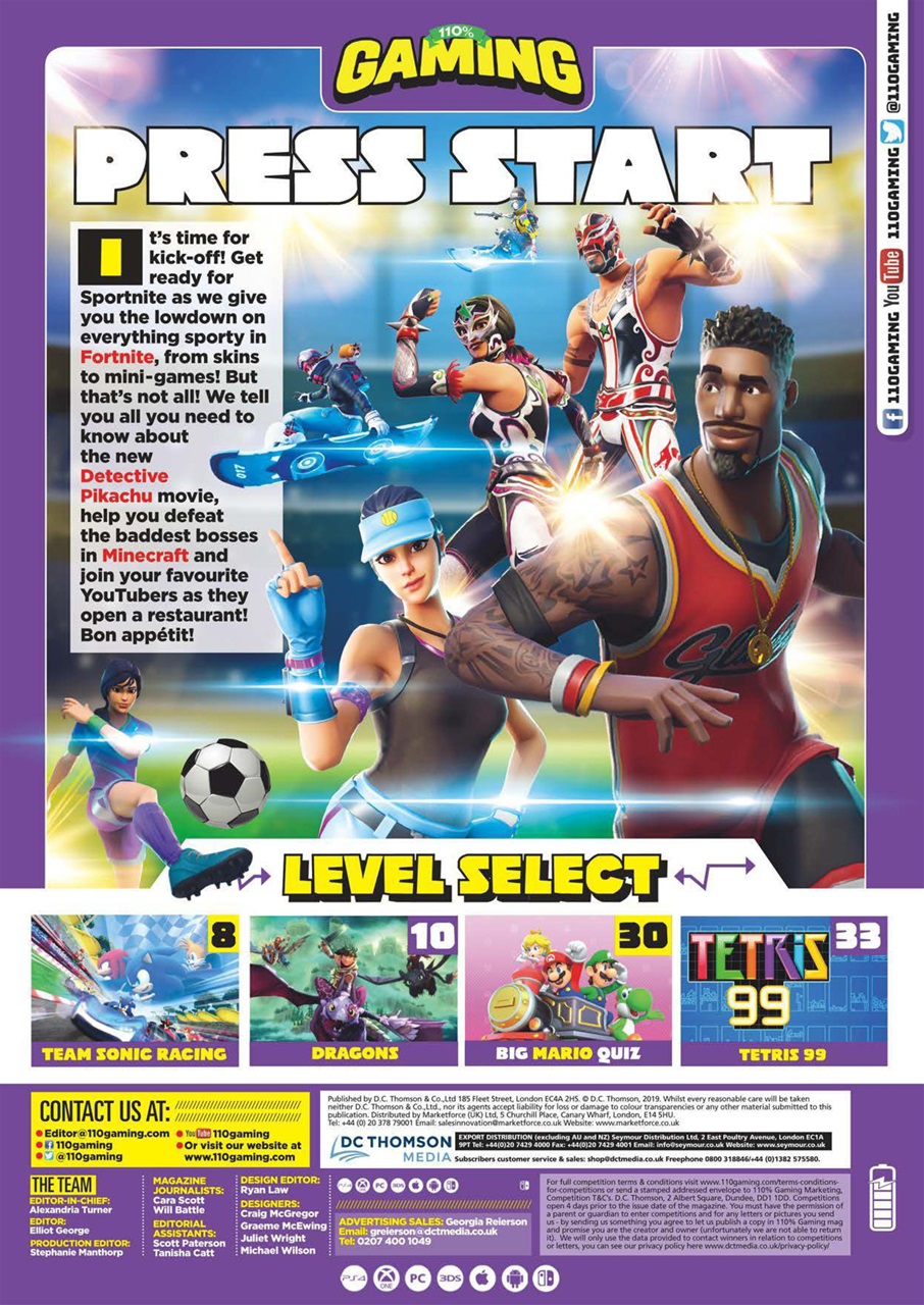 110% Gaming Preview Pages