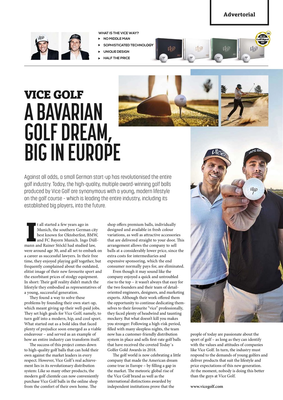 Today's Golfer Preview Pages