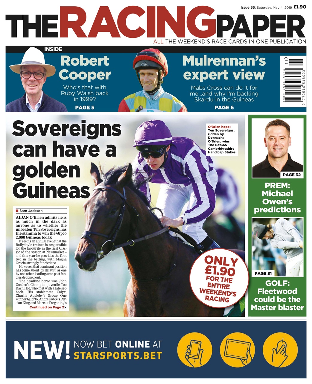 The Racing Paper Preview Pages