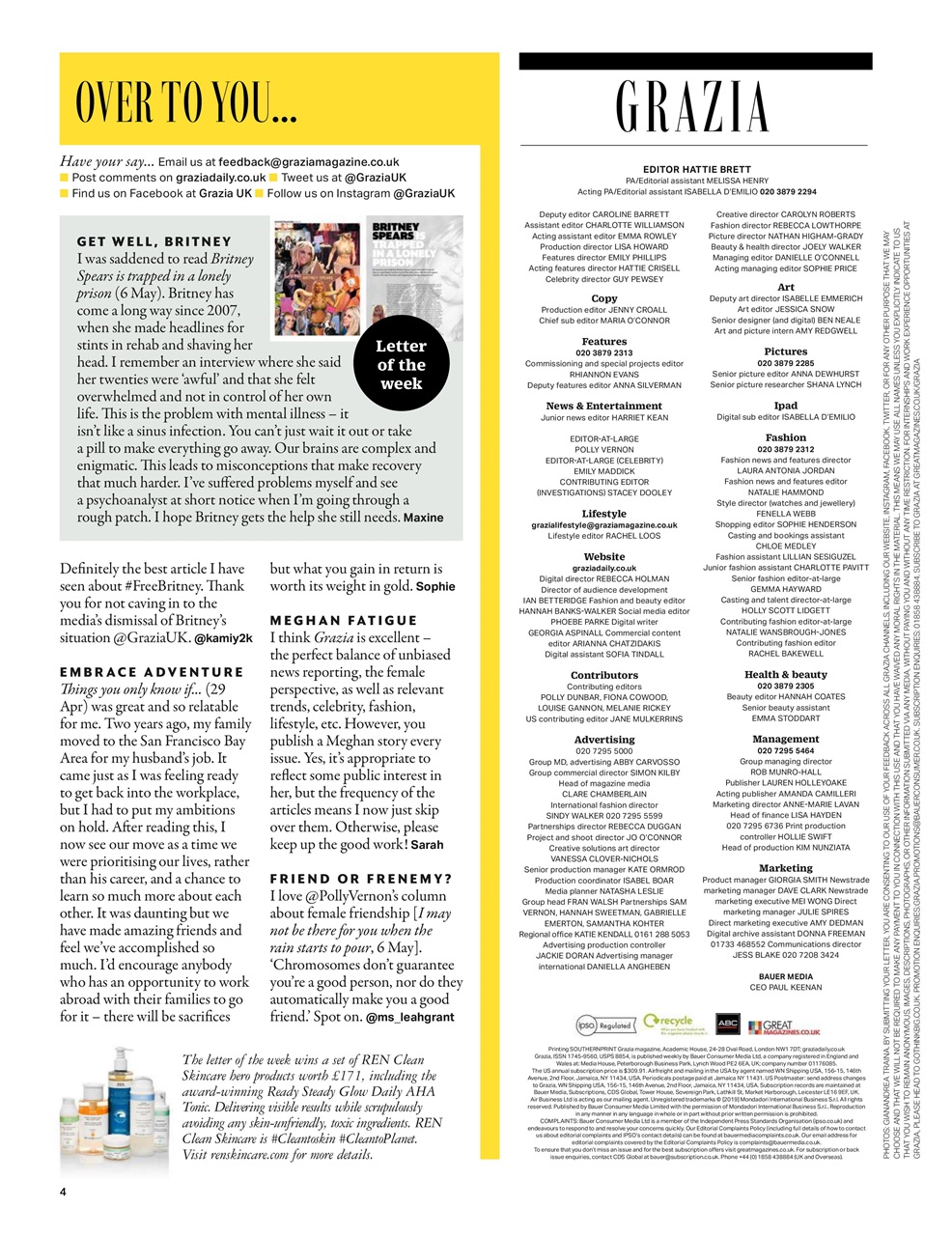 Grazia Preview Pages