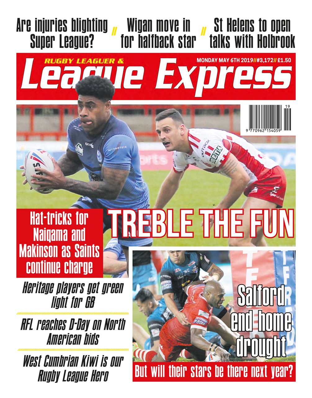 League Express Preview Pages