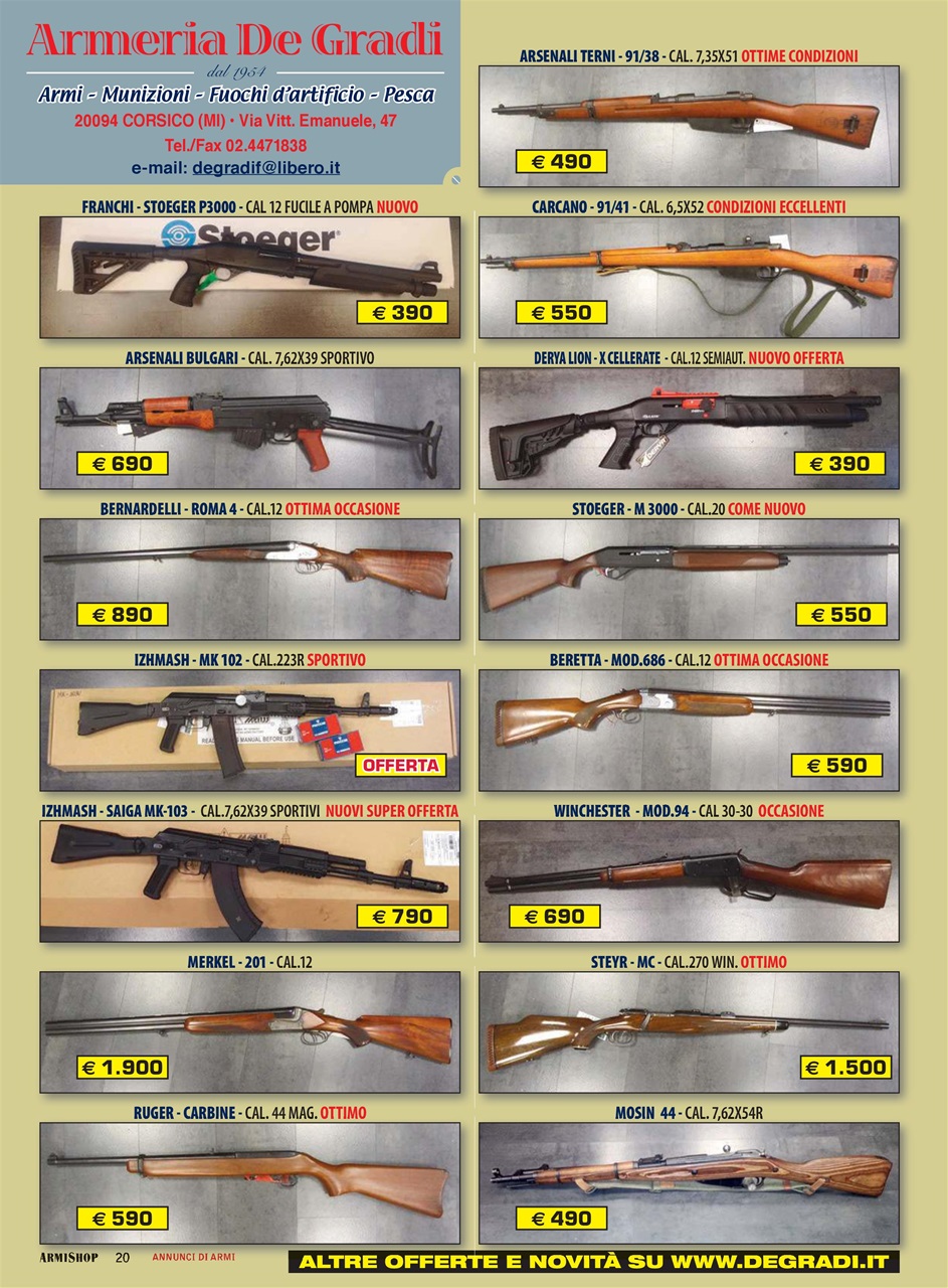 ARMI SHOP Preview Pages