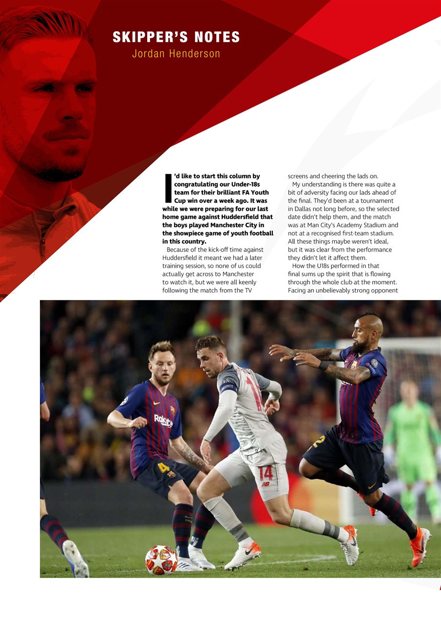Liverpool FC Programmes Preview Pages