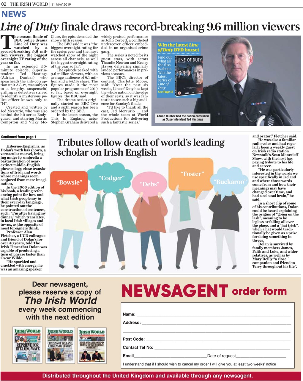 Irish World Preview Pages