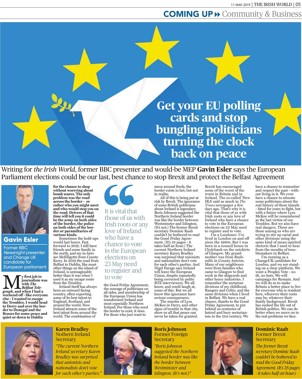 Irish World Preview Pages