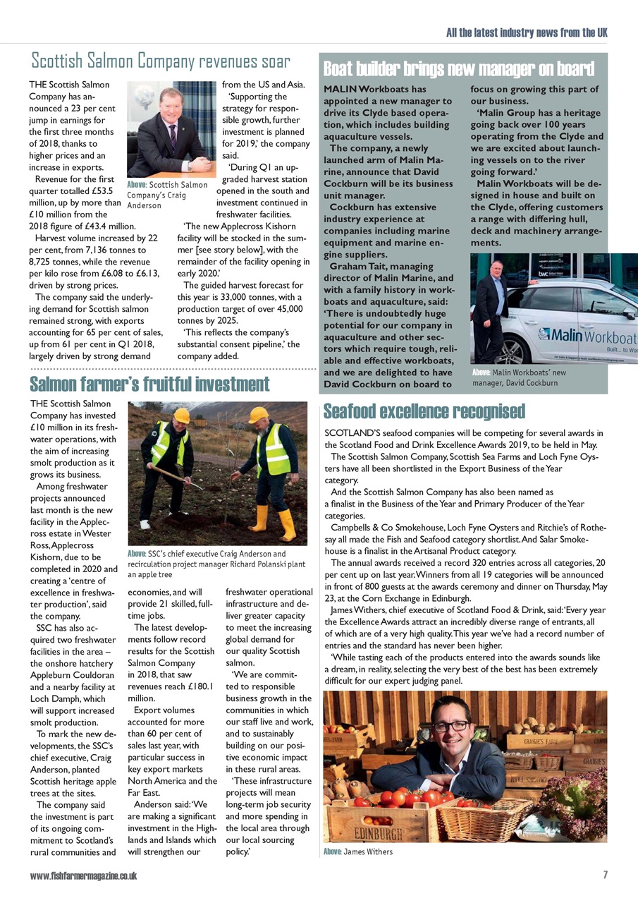 Fish Farmer Magazine Preview Pages