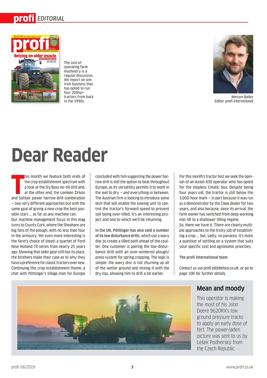 Profi International Preview Pages