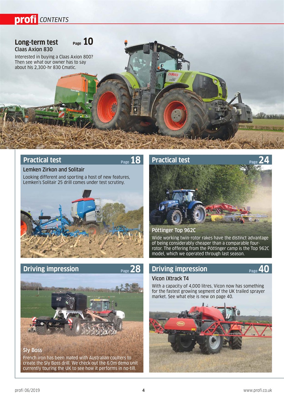 Profi International Preview Pages