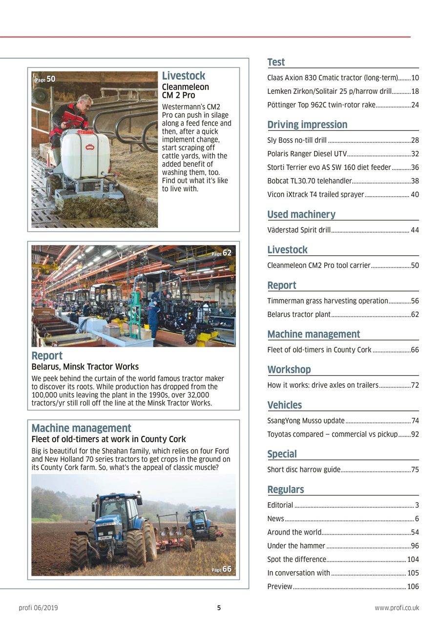 Profi International Preview Pages