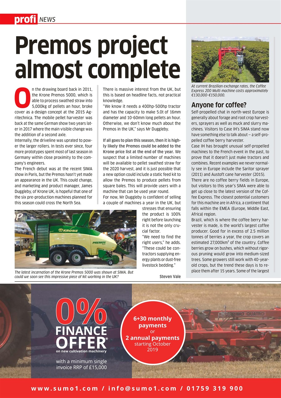 Profi International Preview Pages