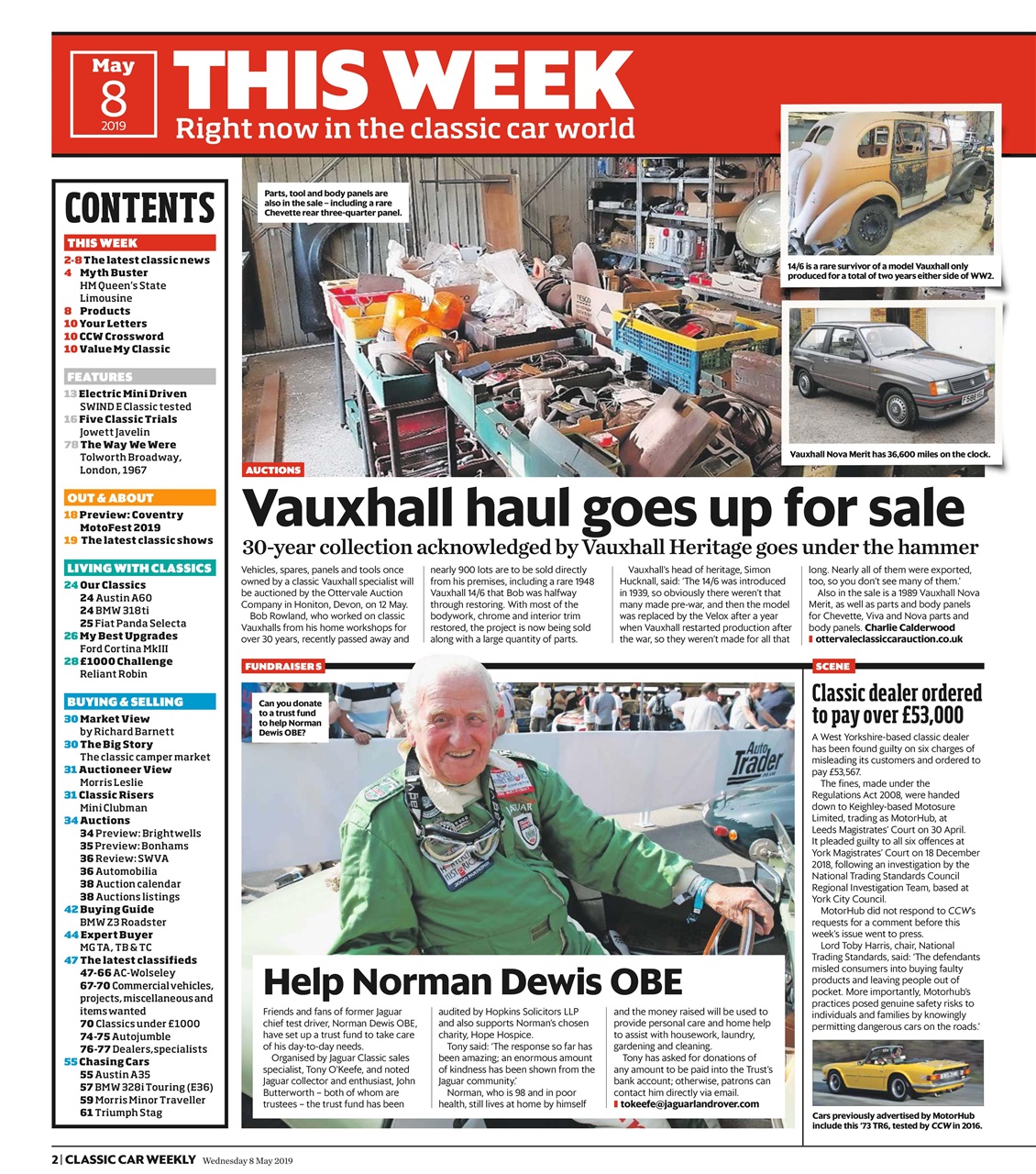 Classic Car Weekly Preview Pages