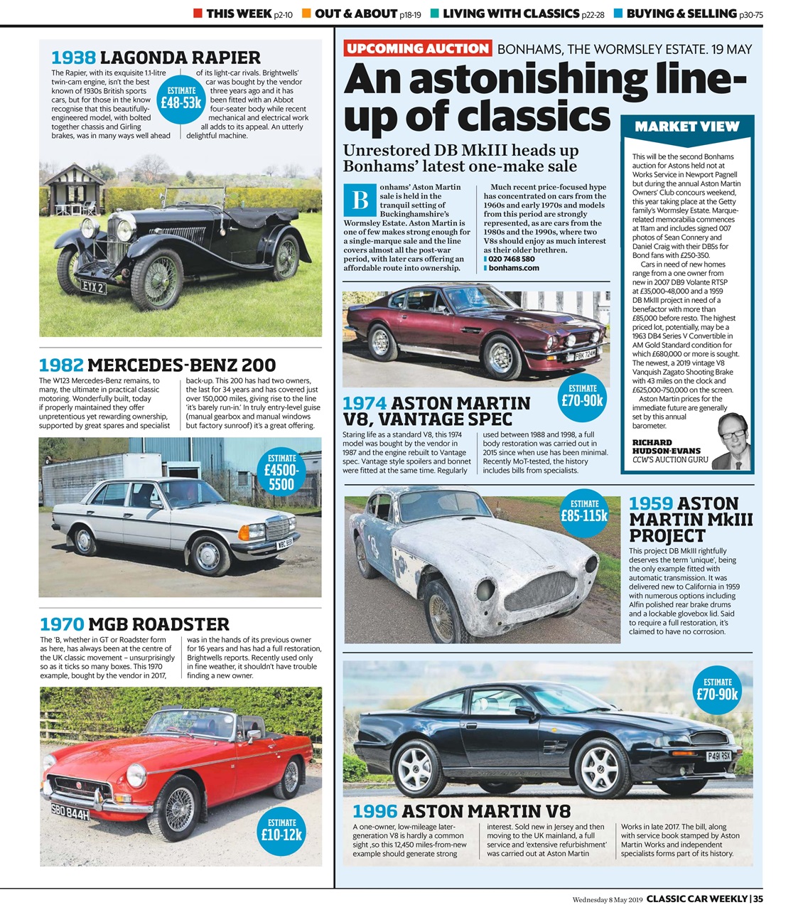 Classic Car Weekly Preview Pages