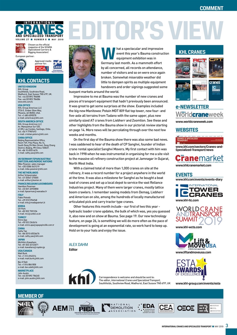 Int. Cranes and Specialized Transp Preview Pages