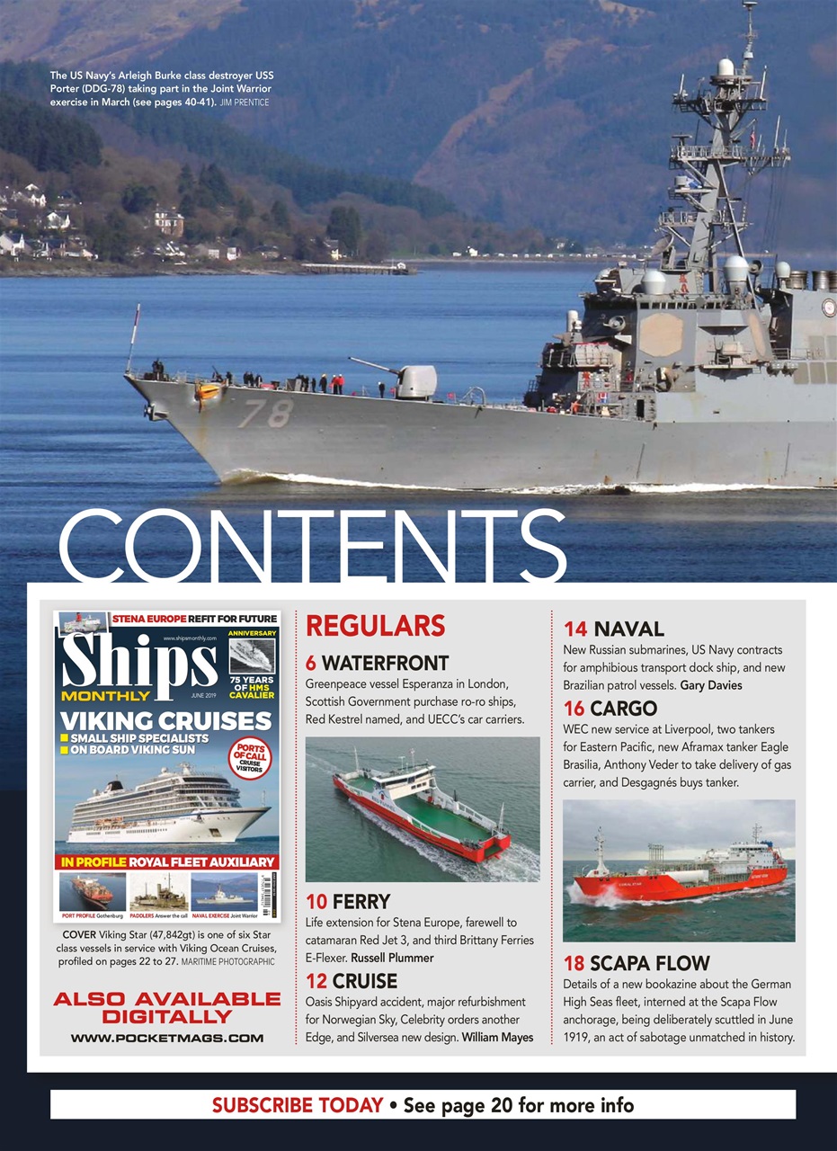 Ships Monthly Preview Pages