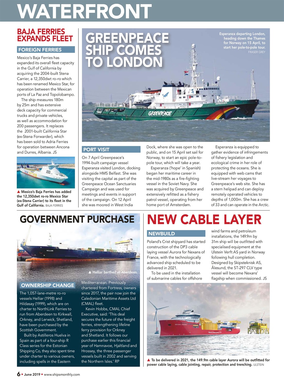 Ships Monthly Preview Pages