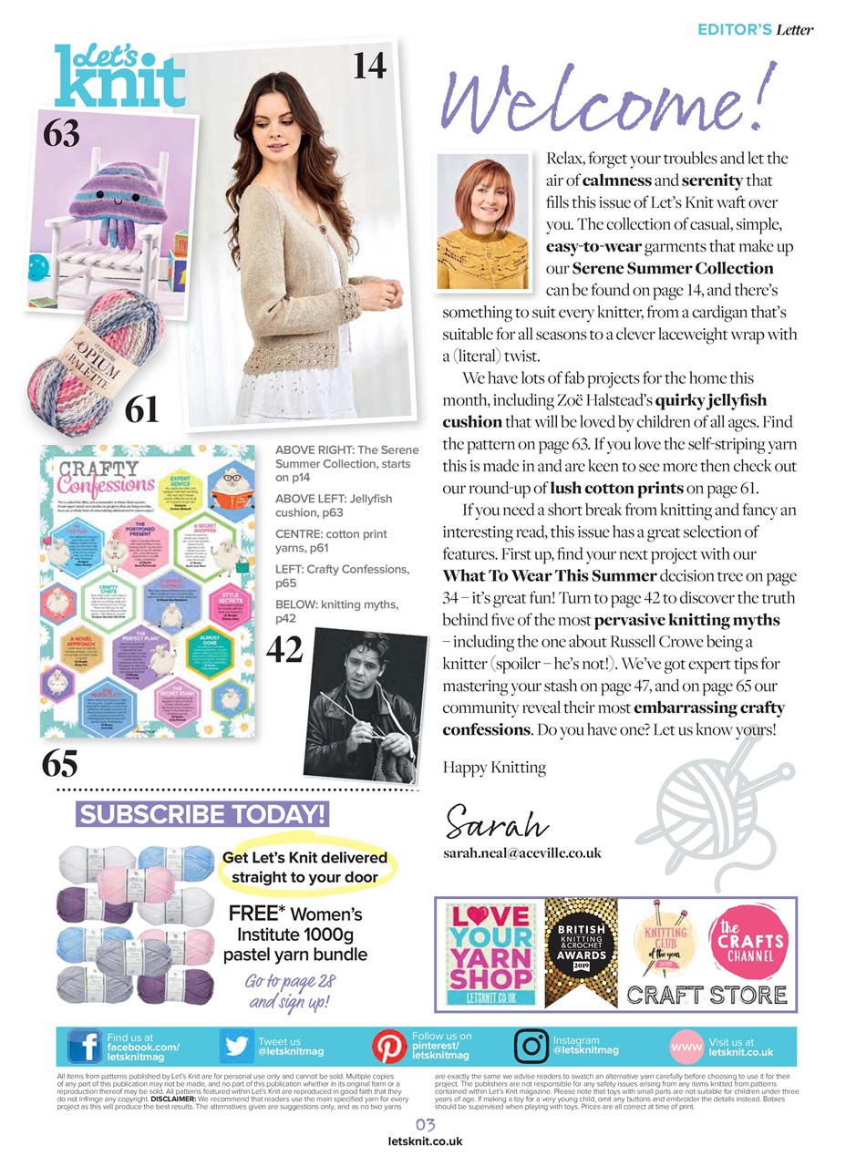 Let's Knit Preview Pages