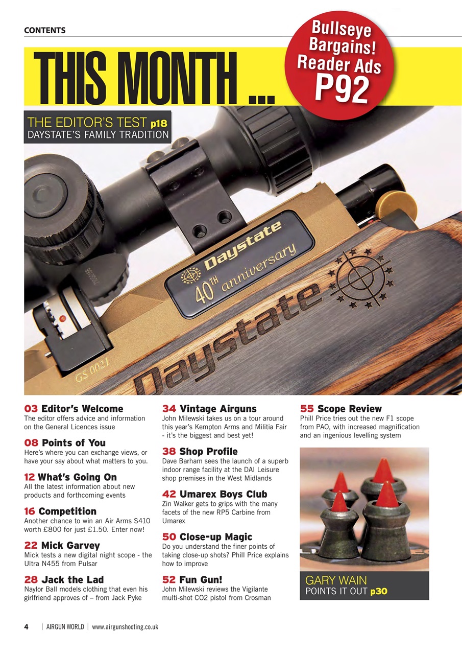 Airgun World Preview Pages