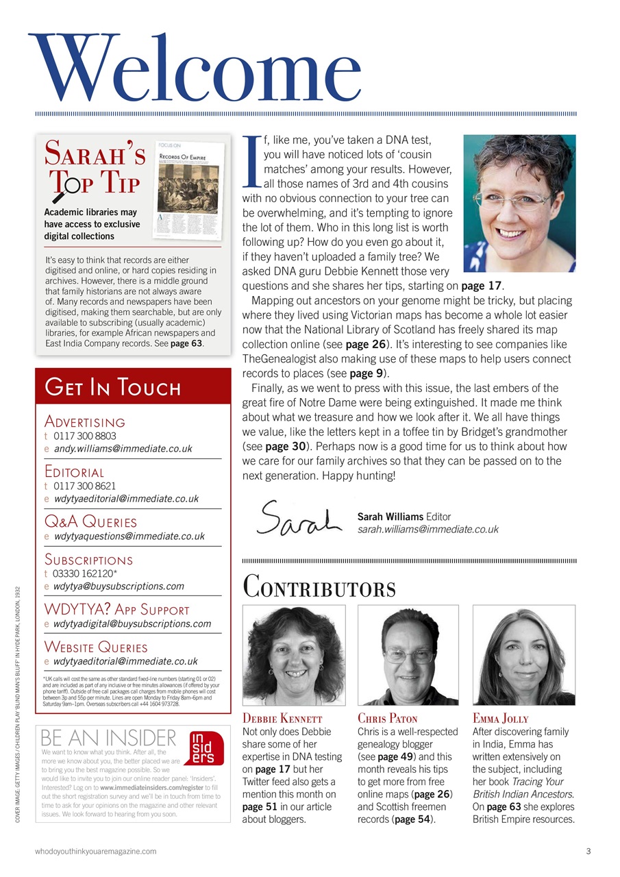 Who Do You Think You Are? Preview Pages