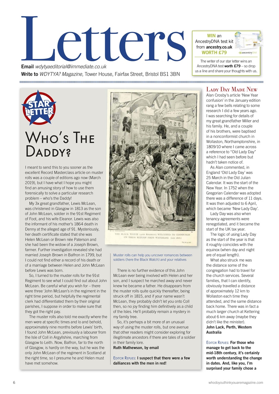 Who Do You Think You Are? Preview Pages