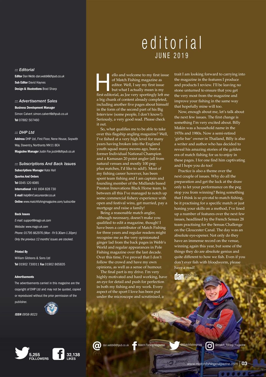 Match Fishing Preview Pages