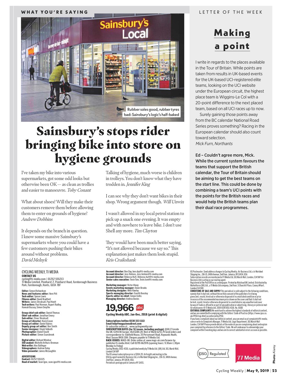 Cycling Weekly Preview Pages