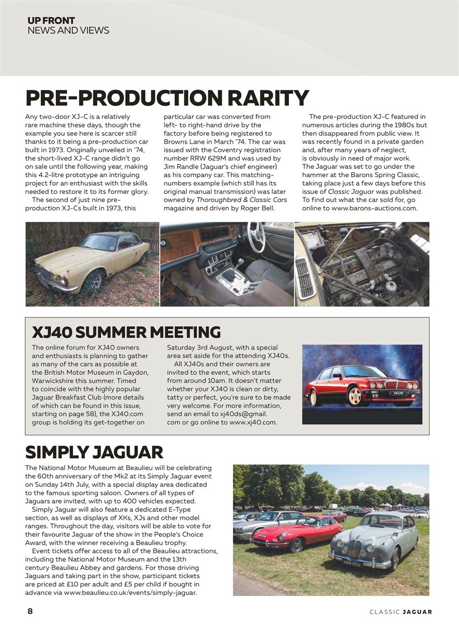 Classic Jaguar Preview Pages