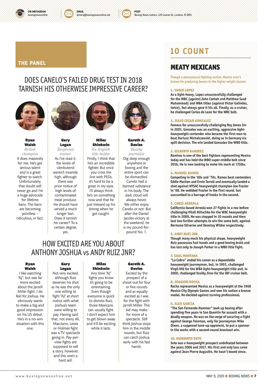 Boxing News Preview Pages
