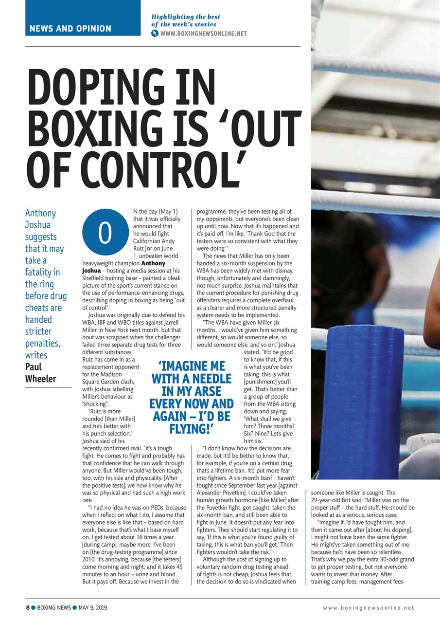Boxing News Preview Pages