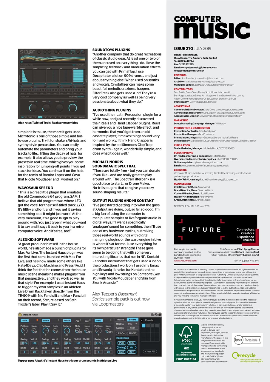 Computer Music Preview Pages