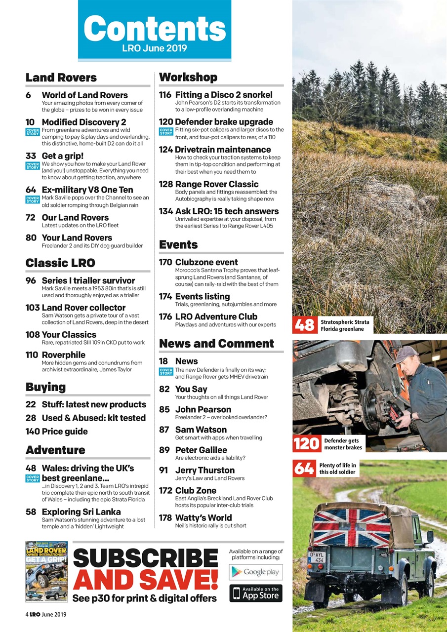 Land Rover Owner Preview Pages