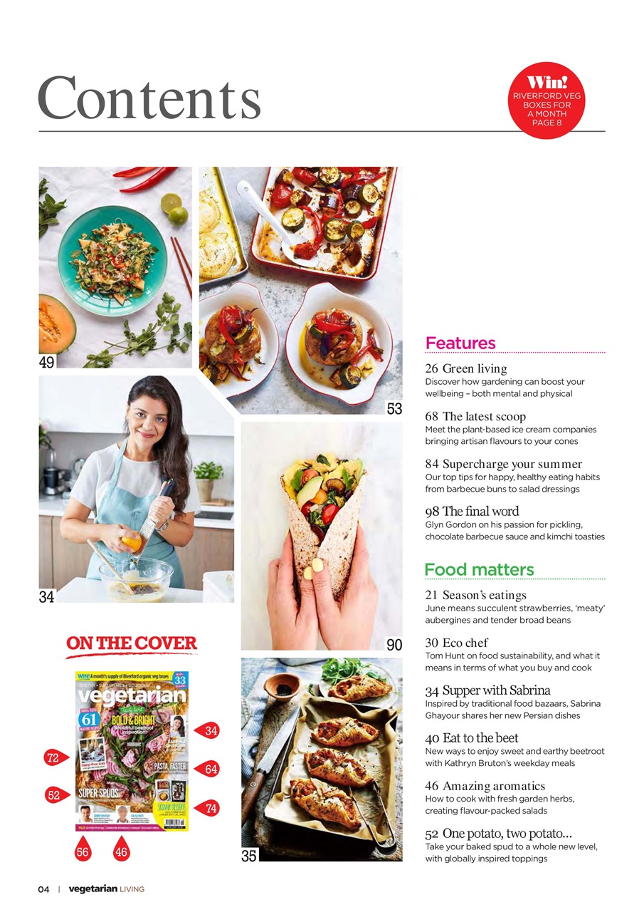 Vegetarian Living Preview Pages