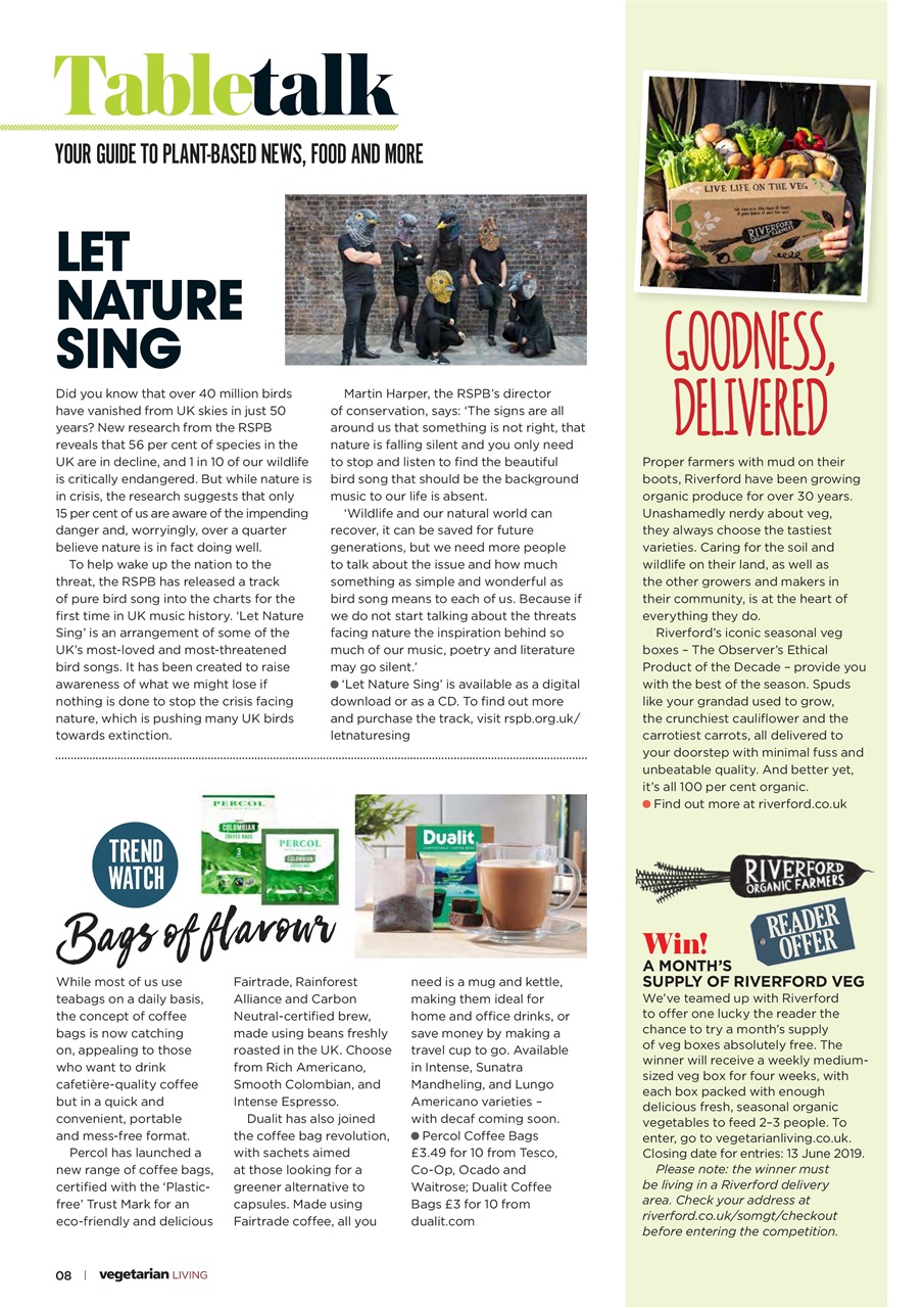 Vegetarian Living Preview Pages