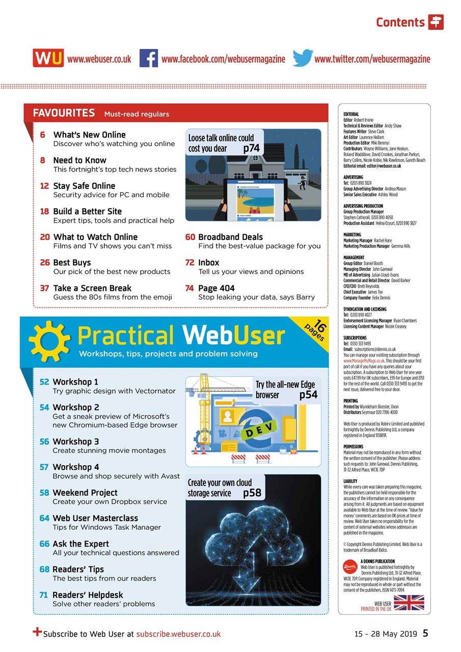 Webuser Preview Pages