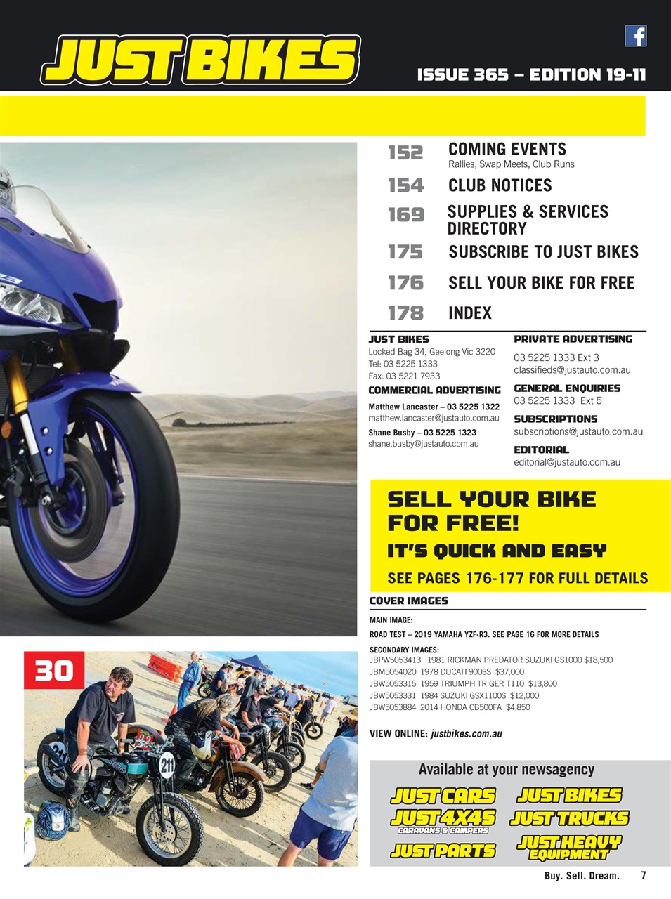 JUST BIKES Preview Pages