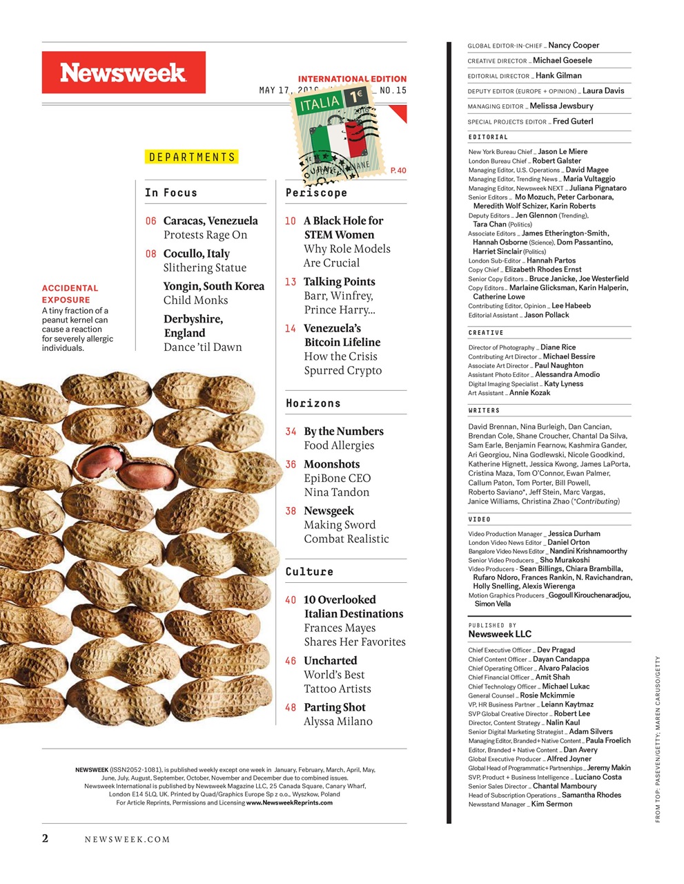 Newsweek International Preview Pages