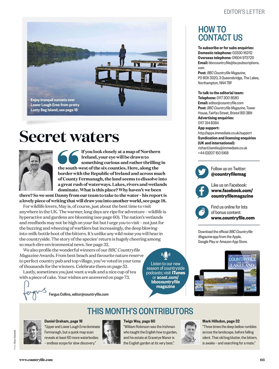 BBC Countryfile Magazine Preview Pages