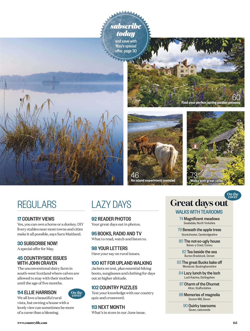 BBC Countryfile Magazine Preview Pages