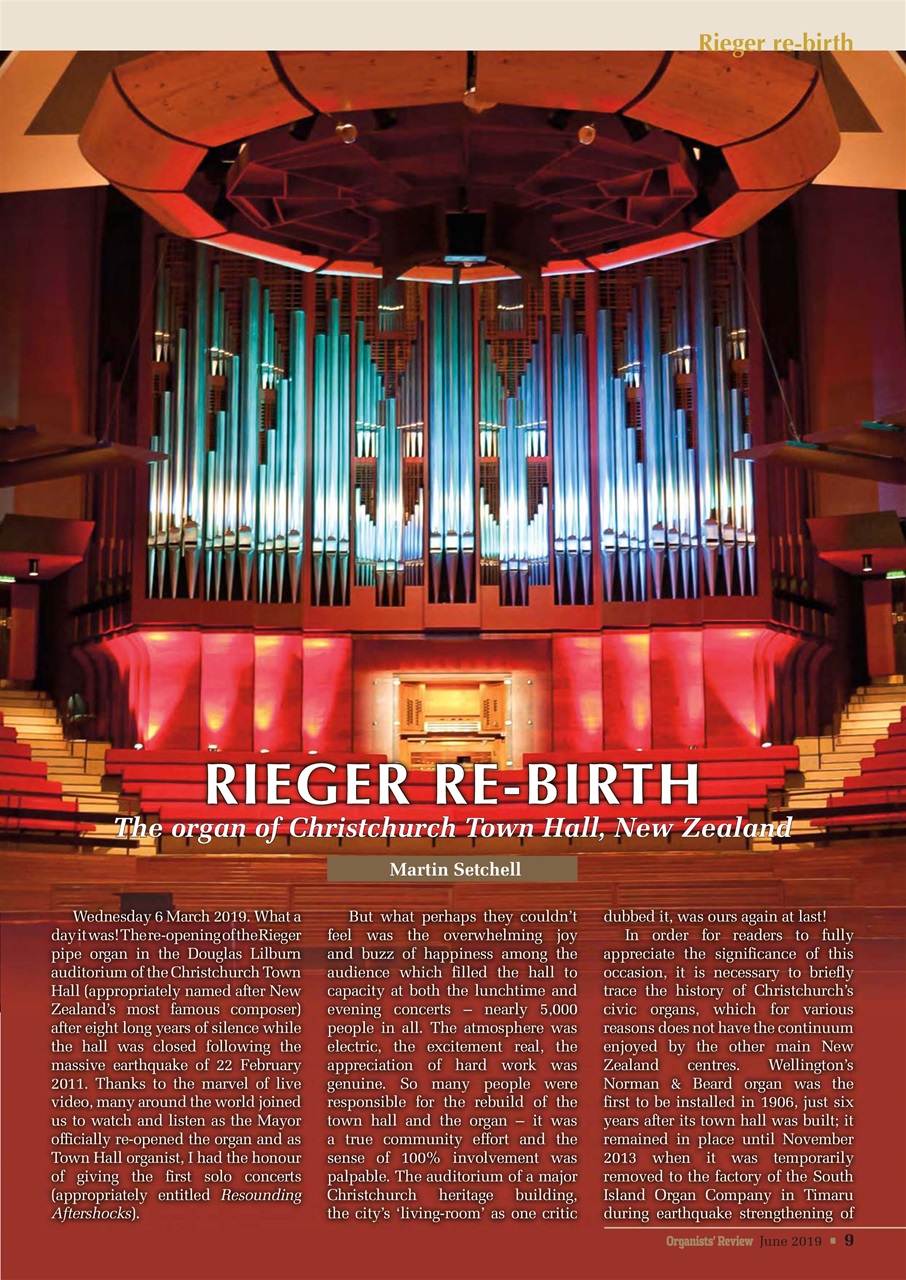 Organists' Review Preview Pages