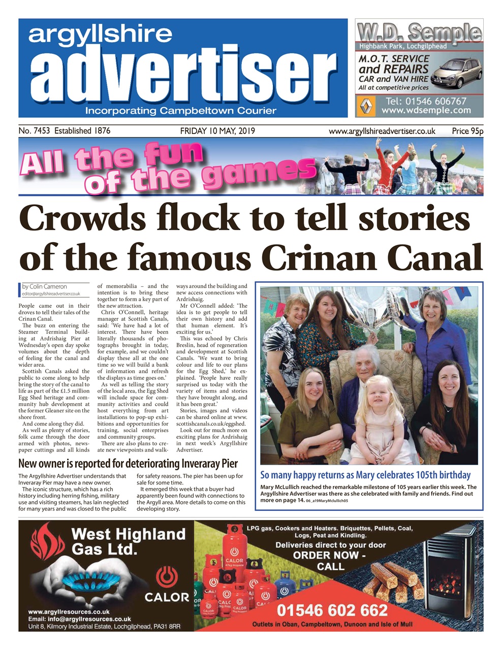 Argyllshire Advertiser Preview Pages