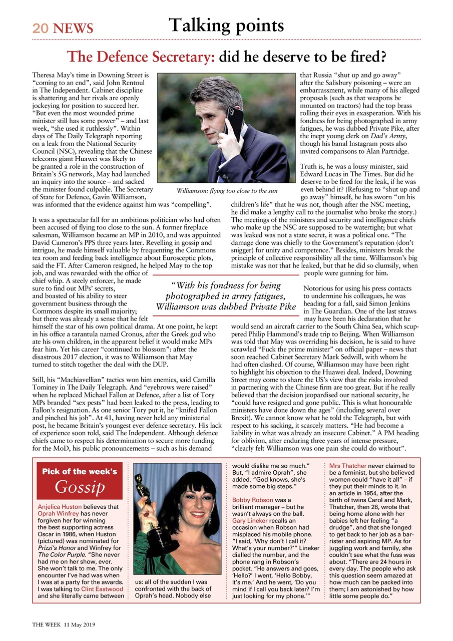 The Week Preview Pages