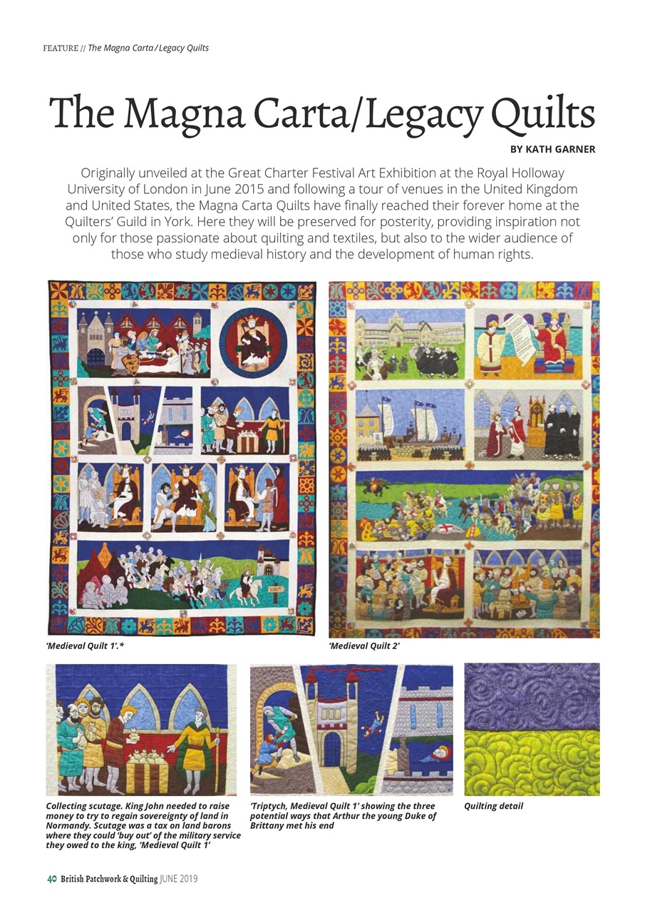 Patchwork and Quilting Preview Pages