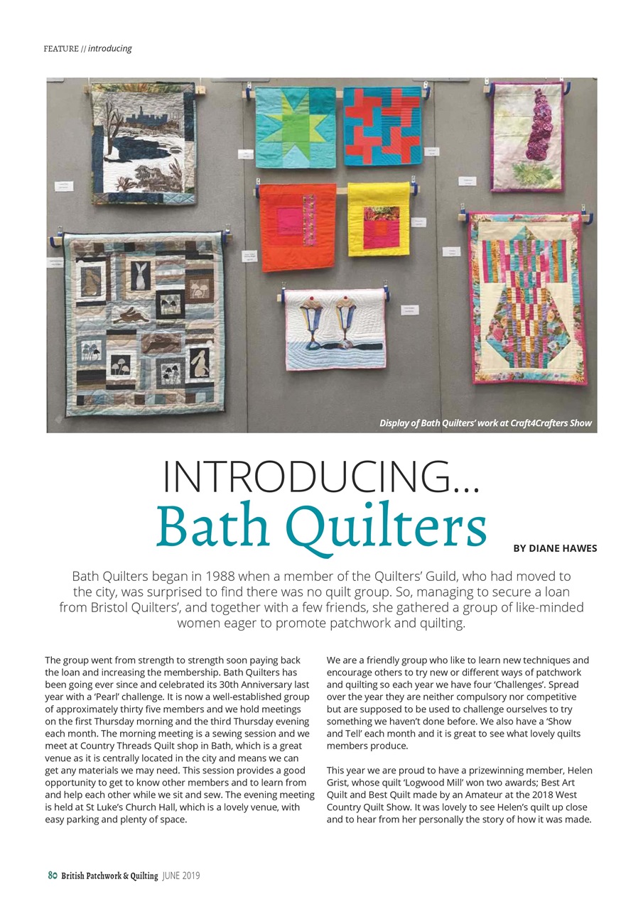 Patchwork and Quilting Preview Pages