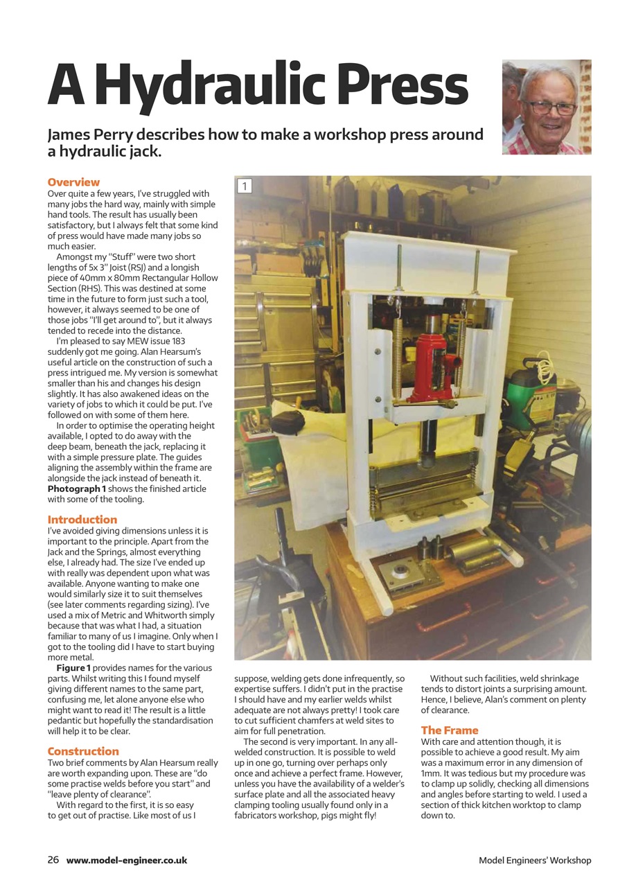 Model Engineer & Workshop Magazine Preview Pages