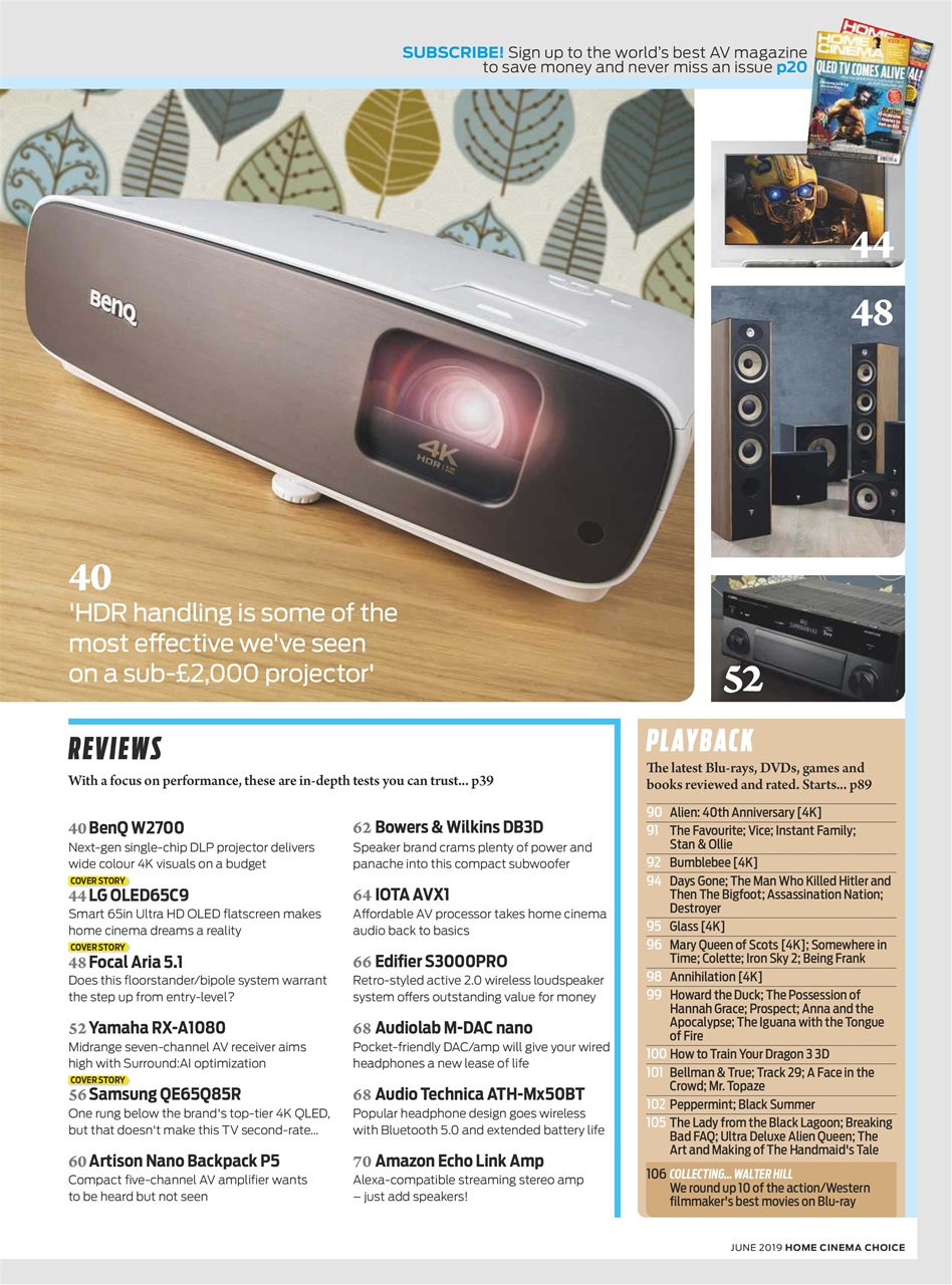 Home Cinema Choice Preview Pages