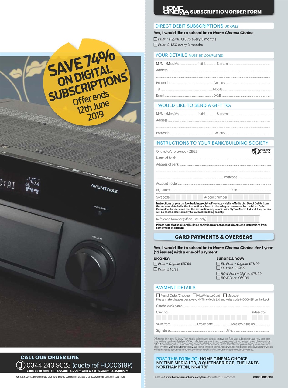 Home Cinema Choice Preview Pages