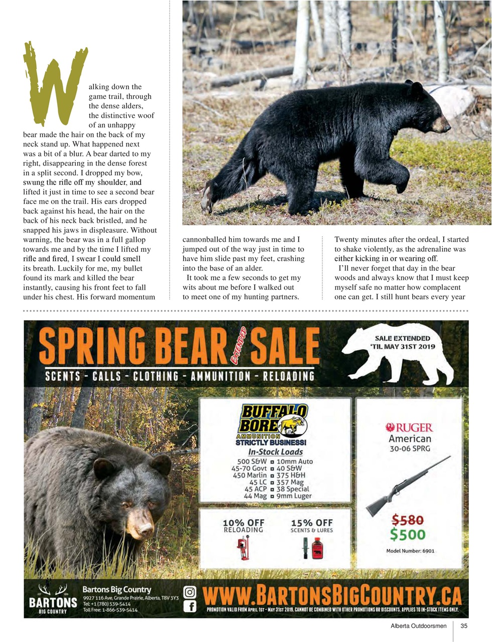 Alberta Outdoors Preview Pages