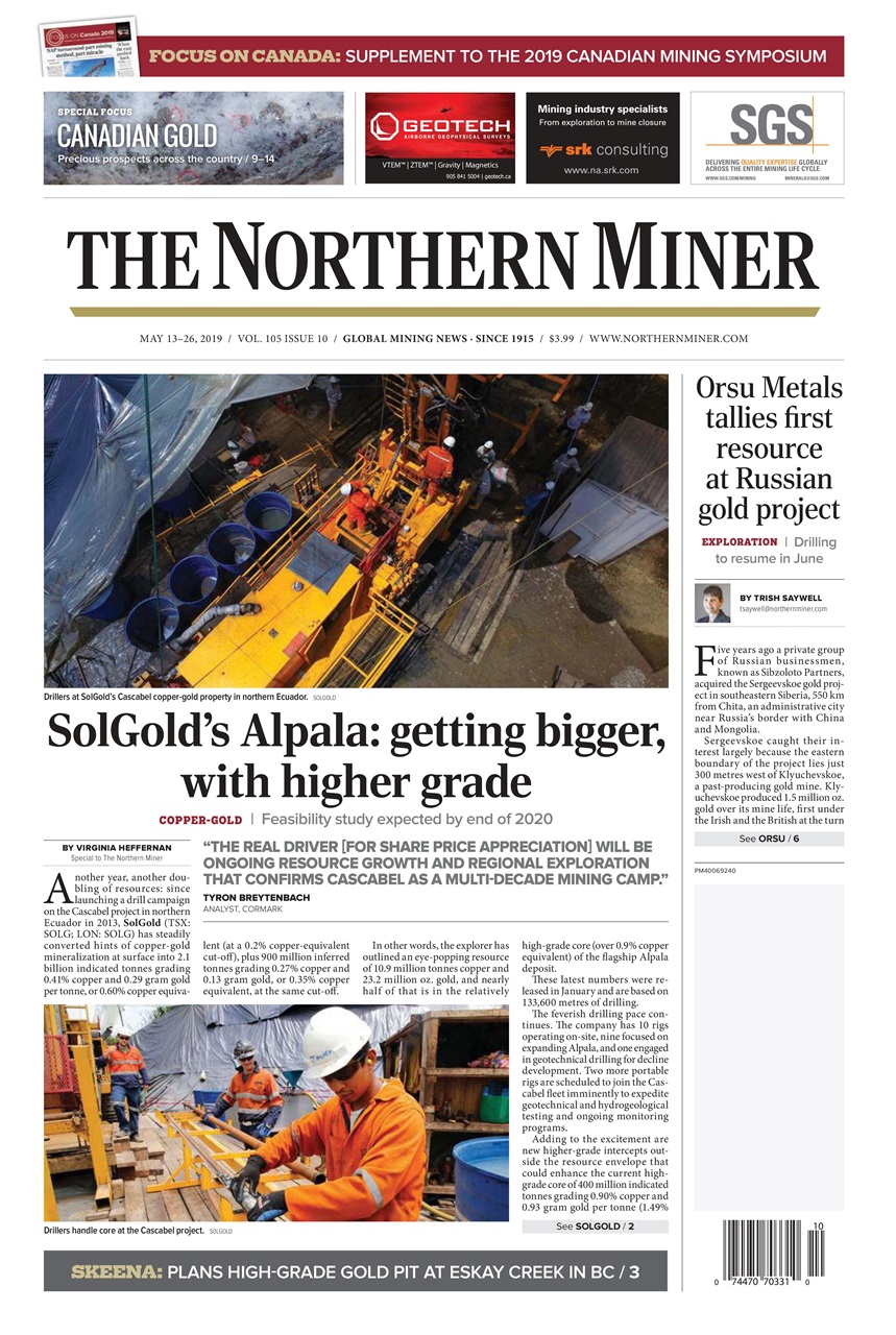 The Northern Miner Preview Pages